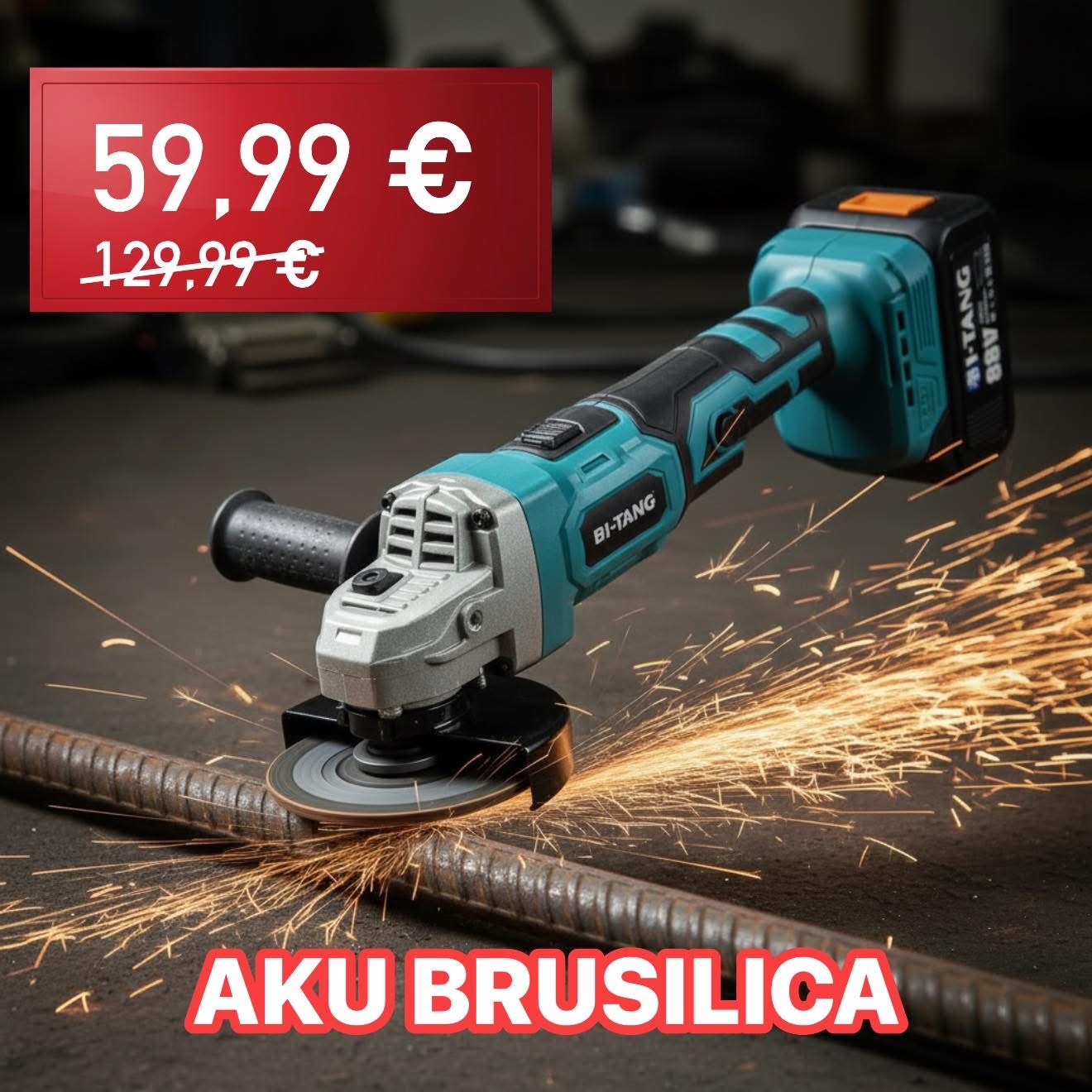 BITANG AKU BRUSILICA SA BATERIJOM I PUNJAČEM