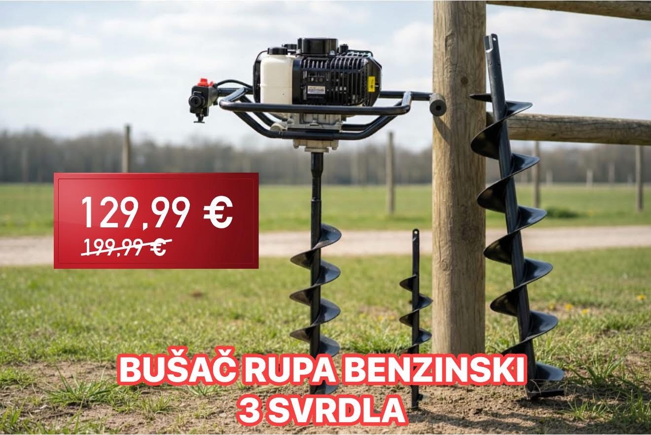Benzinski bušač rupa Starktech ST-4800 – 6.5 HP