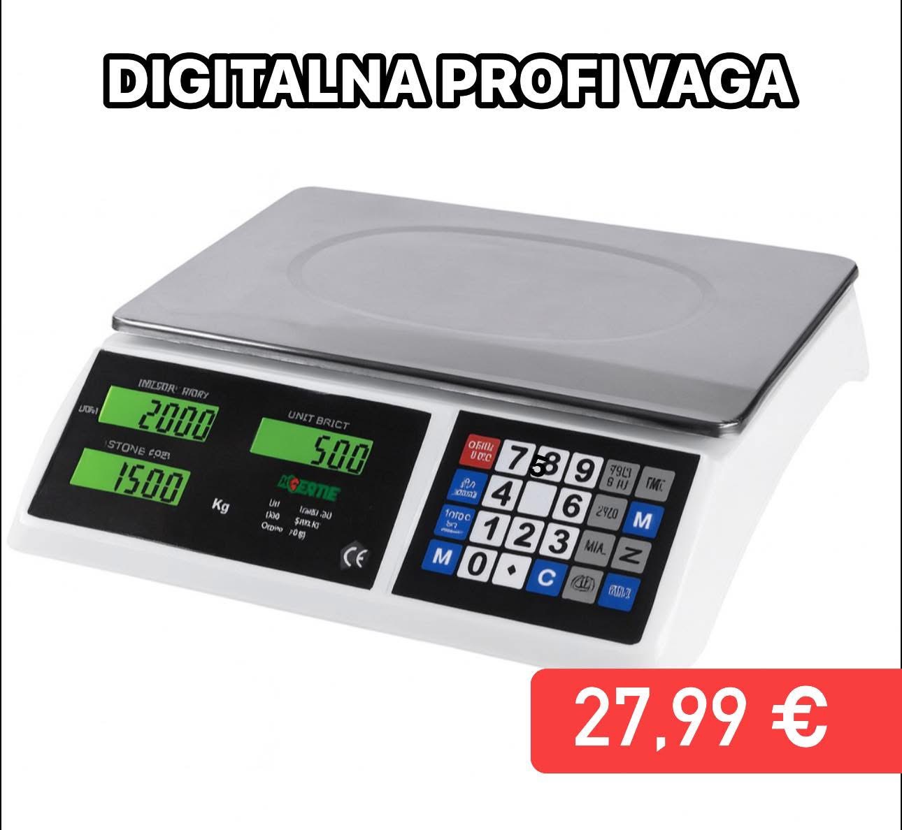 Digitalna vaga VERTIE TD-8888 – do 40 kG
