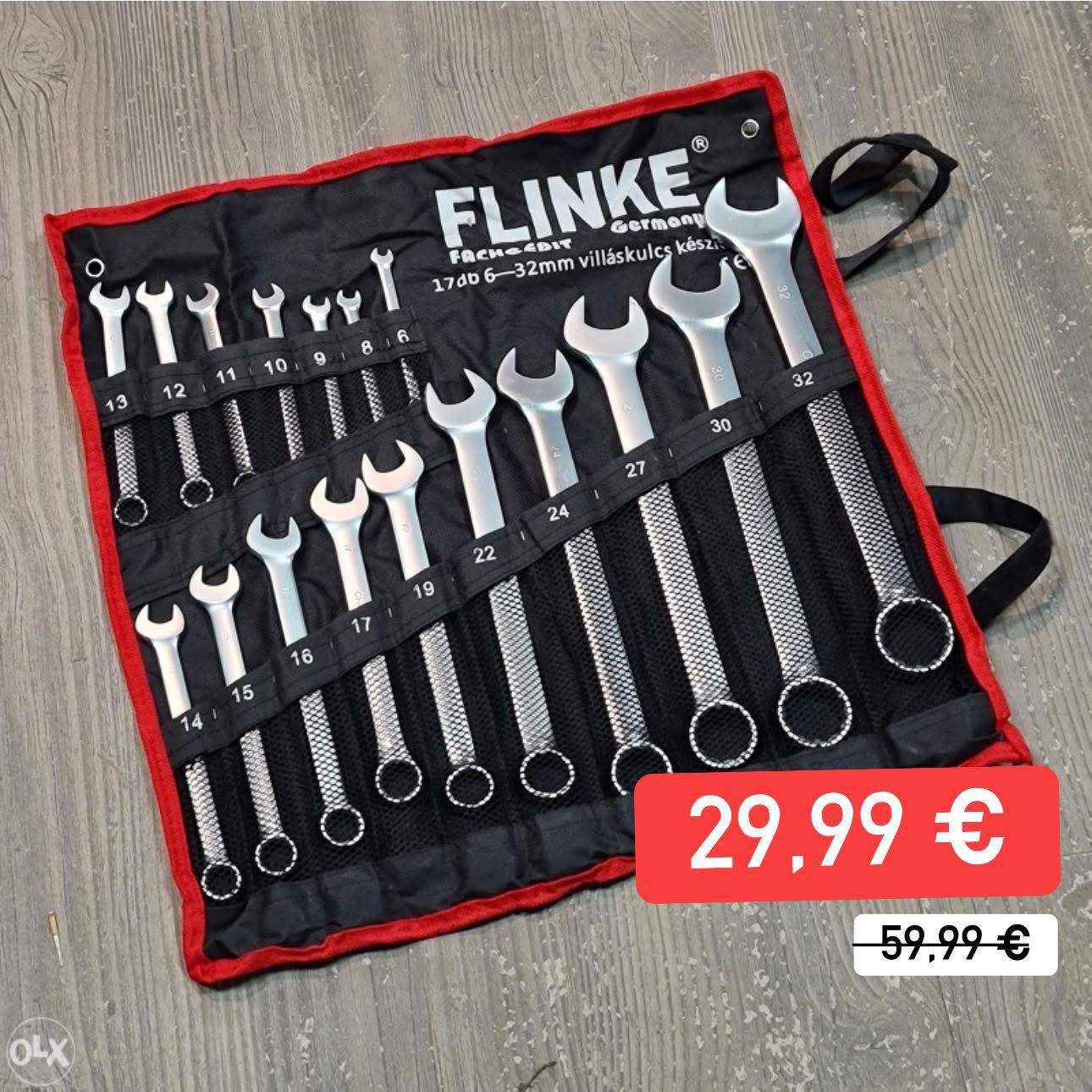 FLINKE Profesionalni Set Viličastih Ključeva 6–32 mm (17 komada)