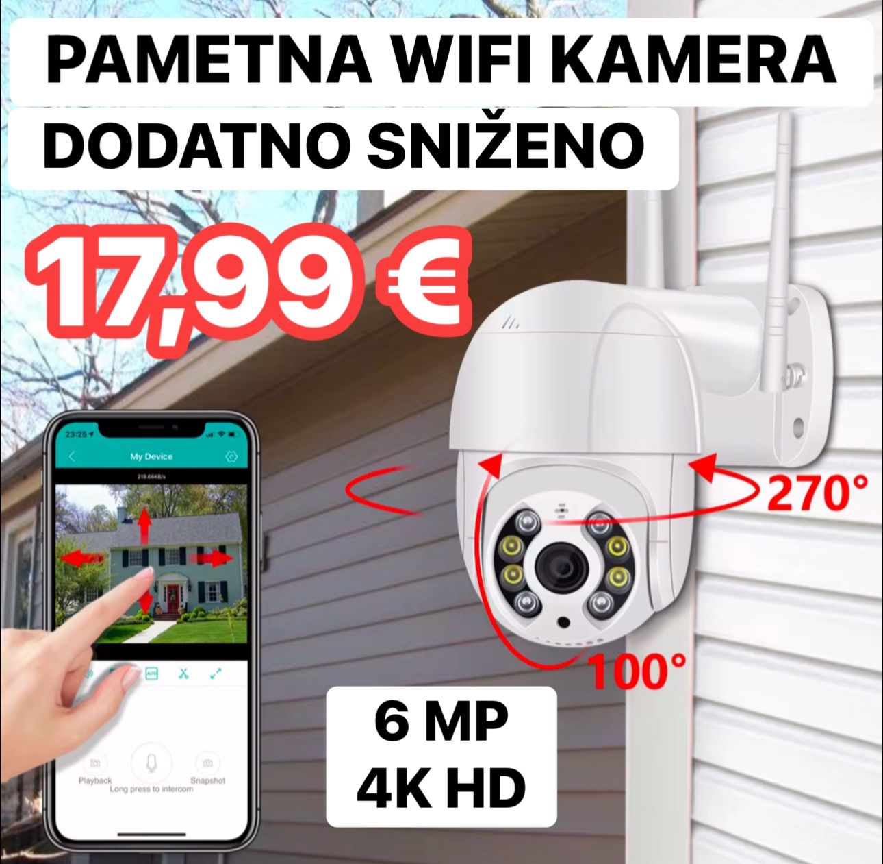 WIFI KAMERA 360 6MP